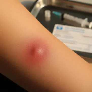 Czerwone i twarde miejsce po szczepieniu: kompleksowy przewodnik